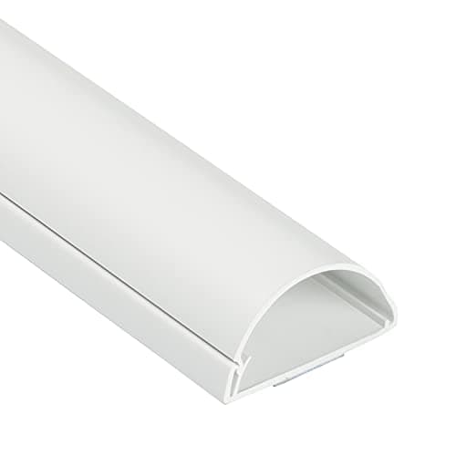 D-Line Half Round TV Wire Hider, 2 x 1 in x 18 in