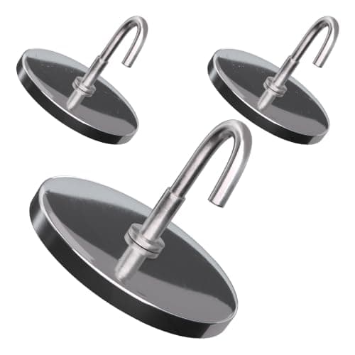 Master Magnetics Handi-Hook, 20 lb Pull, 3-Pack (MHHH20X3)