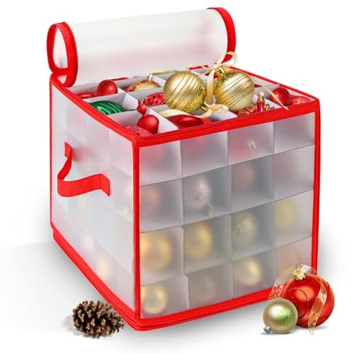 QIHANS 64 Christmas Ornament Storage Box (QH-Box)