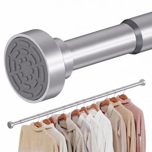 Supforce No-Drill Tension Closet Rod, 17-84 in