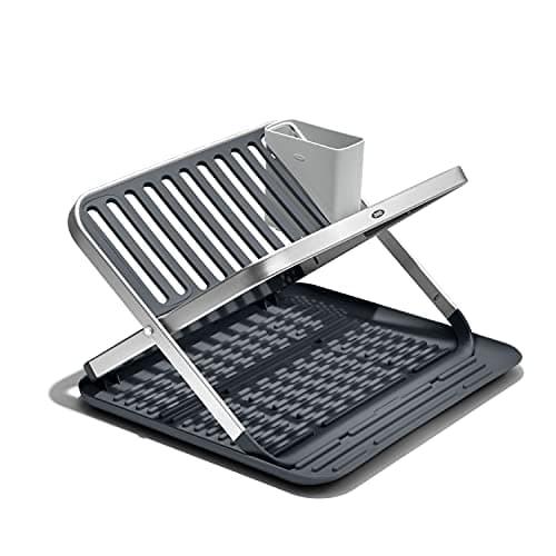 OXO Good Grips Fold Flat 2-Tier Dish Drying Rack (13322800)