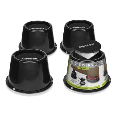 Slipstick CB674 Premium 2 Inch Furniture Risers (set of 4)