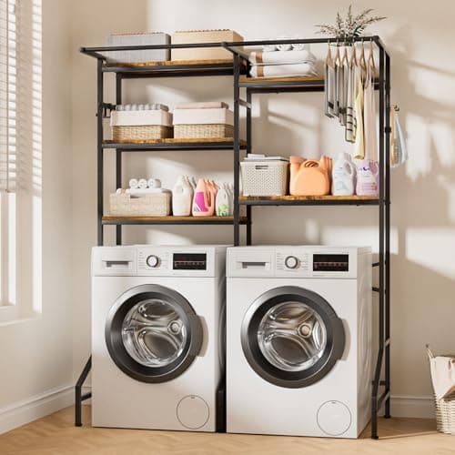 Homde 5-Tier Over the Washer and Dryer Storage Shelf (HS005-UT081)