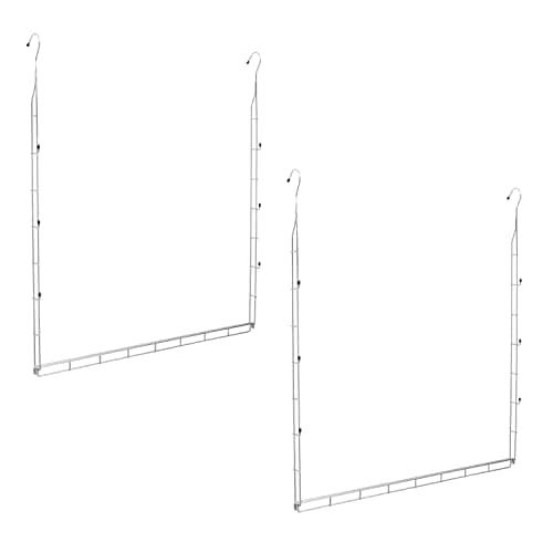 Organize It All Closet Doubler Hanging Rod, 2-Pack