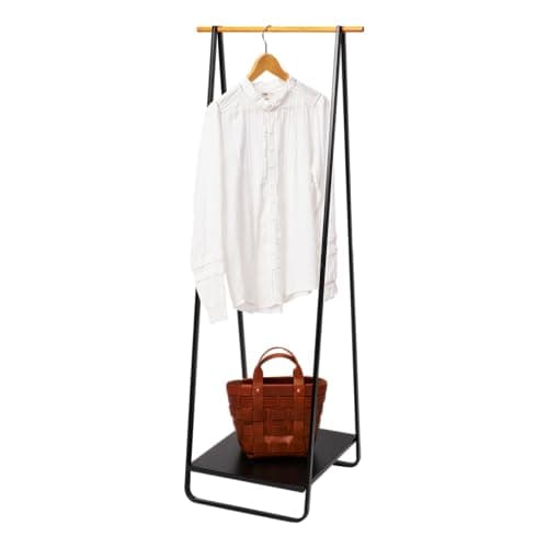 Yamazaki Home Tower Coat Rack with Shelf, 55 in (2297)