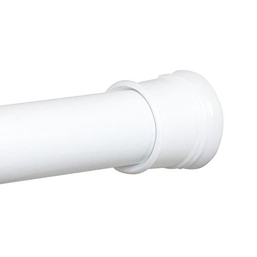 Zenna Home Tension Shower Curtain Rod, 44-72 in (505W)