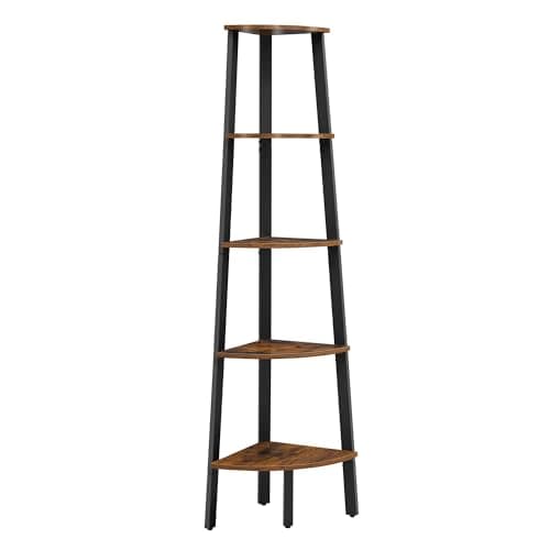 VASAGLE 5-Tier Corner Ladder Shelf