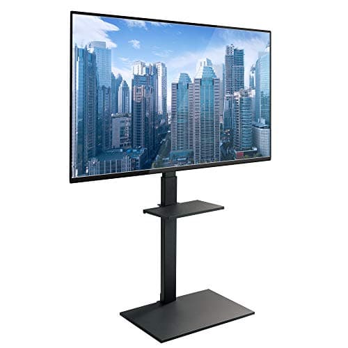Mount-It! Tall TV Floor Stand with Shelf (MI-1877)