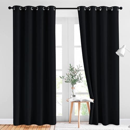 NICETOWN Blackout Curtains, 52 x 84 in (2 panels)