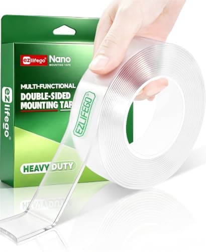 EZlifego Double Sided Nano Mounting Tape, 9.85 ft