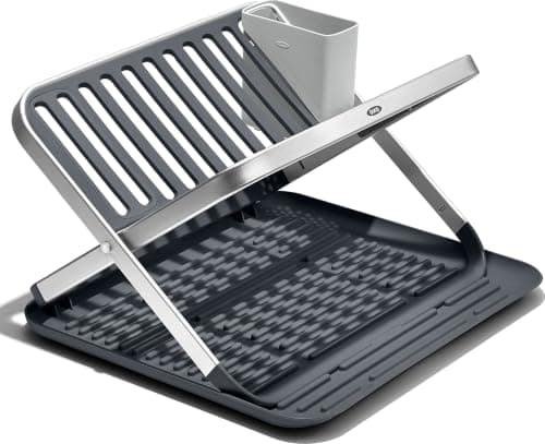 OXO Good Grips Fold Flat 2-Tier Dish Drying Rack (13322800)