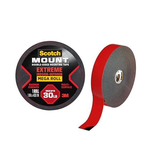 Scotch-Mount Heavy Duty Double-Sided Mounting Tape, 1 in x 400 in (414-LONG/DC)
