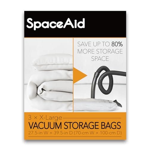 SpaceAid Jumbo Vacuum Storage Bags, X-Large 3-Pack