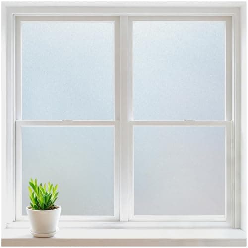 rabbitgoo Frosted Glass Privacy Film, Static Cling (A023)