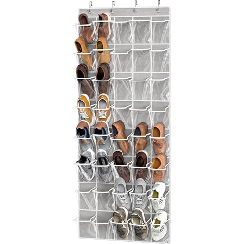 Simple Houseware 40 Pocket Over-the-Door Shoe Organizer