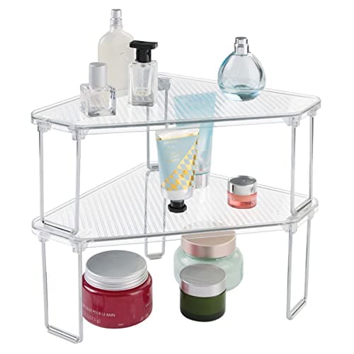 mDesign Corner Stackable Rack, 2 Pack (6886MDBSTEU)