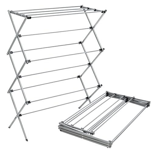 Honey-Can-Do Oversized Collapsible Drying Rack, 35 in, 50 lb (DRY-09066)