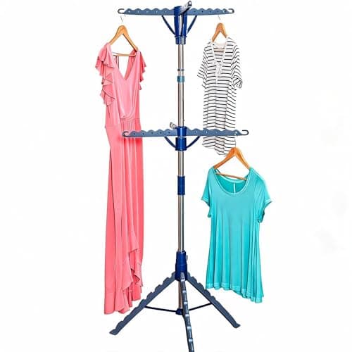 Honey-Can-Do 2-Tier Tripod Drying Rack, 73 in (DRY-09220)