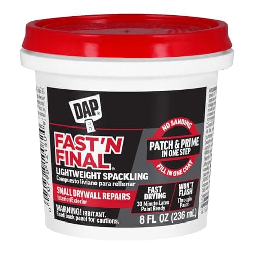 DAP Fast 'N Final Lightweight Spackling, 8 oz (7079812140)