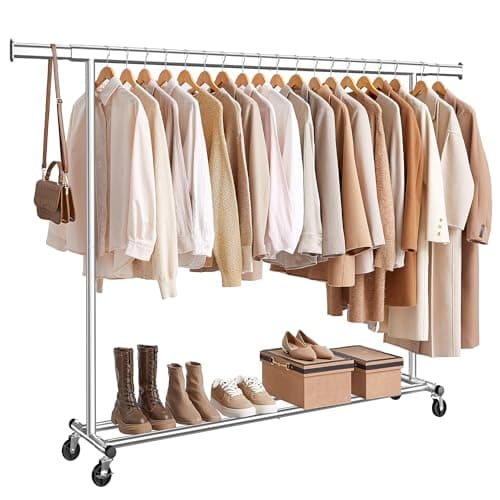 SONGMICS Heavy-Duty Clothes Rack, 330 lb (UHSR175E01)